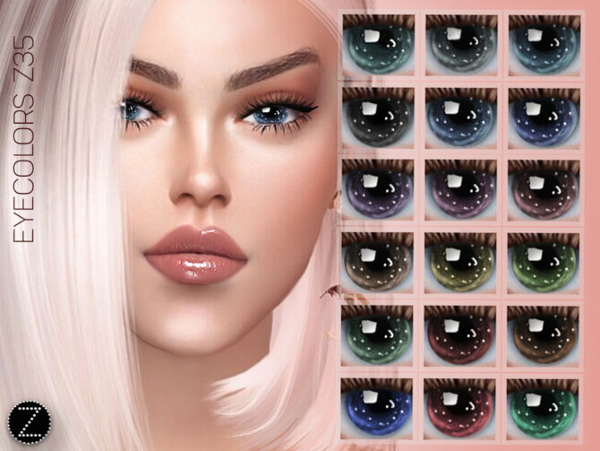 Sims 4 EYECOLORS Z35 by ZENX at TSR