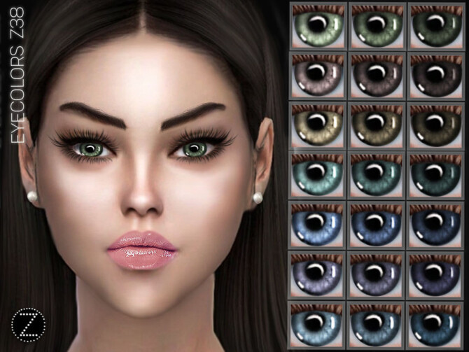 Sims 4 EYECOLORS Z38 by ZENX at TSR