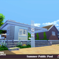 Summer Public Pool By Evi