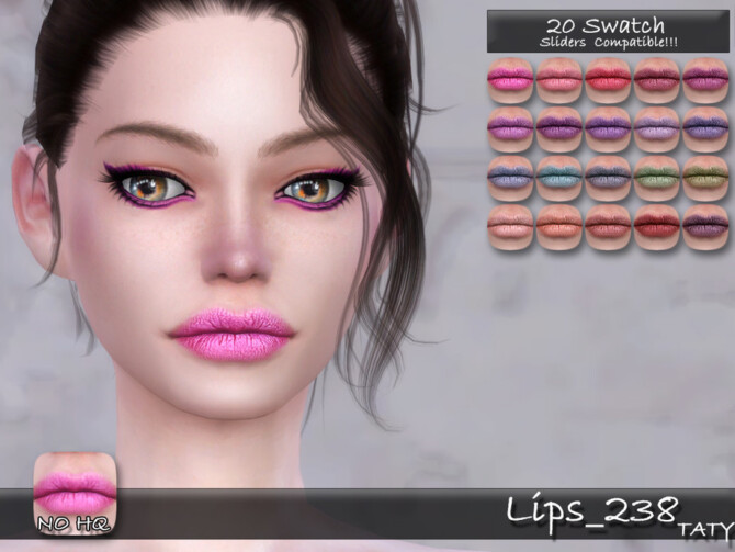Sims 4 Lips 238 by tatygagg at TSR