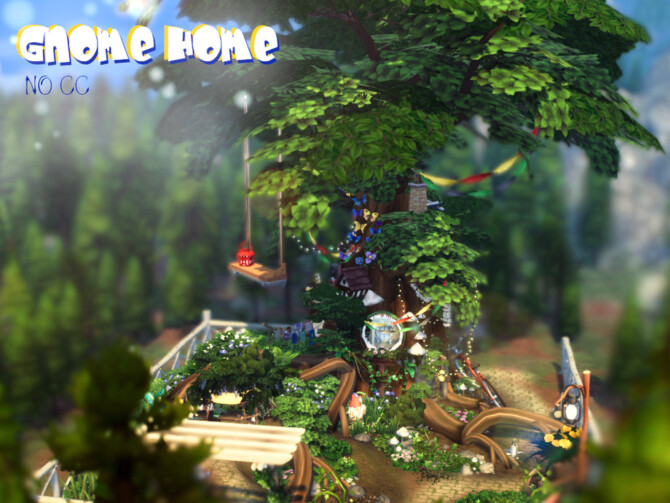 Sims 4 Gnome Home by VirtualFairytales at TSR