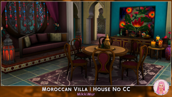 Sims 4 Moroccan Villa at MikkiMur