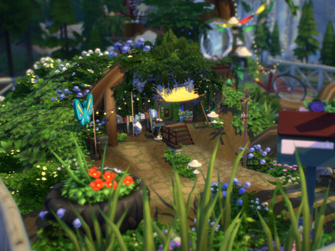 Sims 4 Gnome Home by VirtualFairytales at TSR