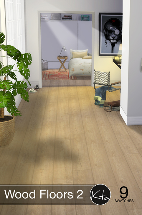 Sims 4 Wood Floors 2 at Ktasims