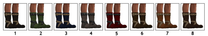 Sims 4 SIMMIEV’S KILT (M) & GP08 STRAPPED BOOTS at Sims4Sue