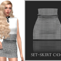 Set-skirt C434 By Turksimmer