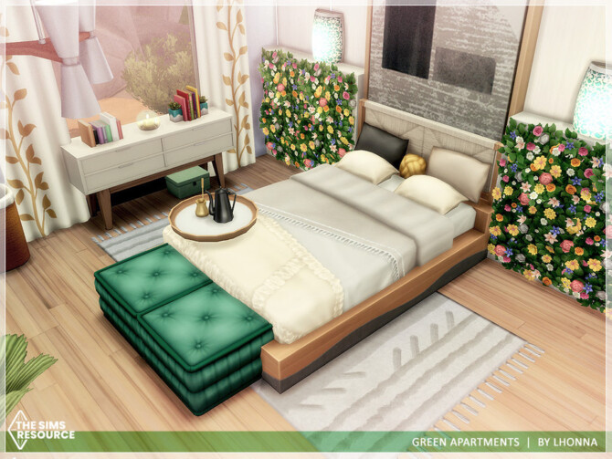 Sims 4 Green Apartments by Lhonna at TSR