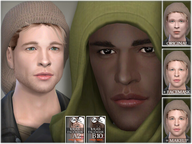 Sims 4 Brad Facemask by BAkalia at TSR