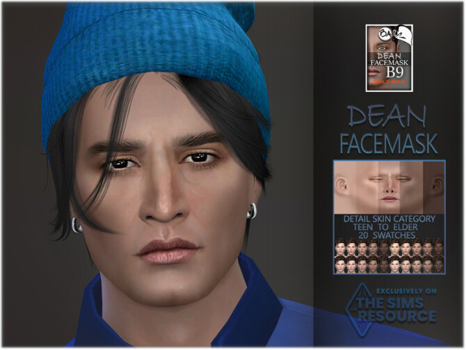 Sims 4 Dean Facemask by BAkalia at TSR
