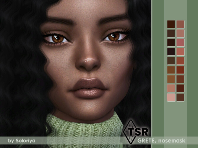 Sims 4 Nosemask Grete by soloriya at TSR