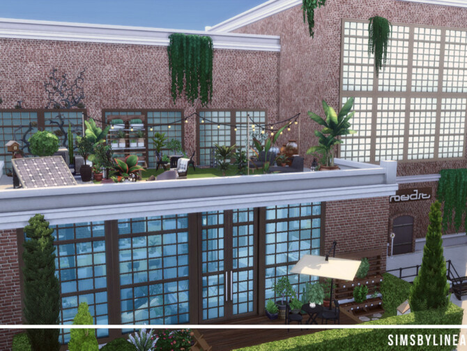 Sims 4 Makeshift Designer Loft by SIMSBYLINEA at TSR