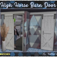 The High Horse Barn Door By Wykkyd