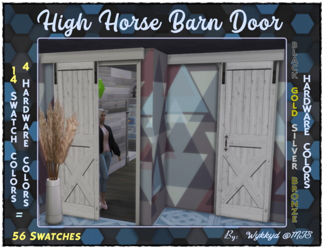 The High Horse Barn Door By Wykkyd