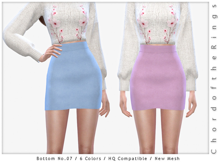 Bottom No.07 by ChordoftheRings at TSR » Sims 4 Updates