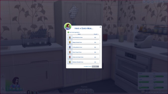 Sims 4 All Kinds of Ice Cream from the Fridge at Mod The Sims 4