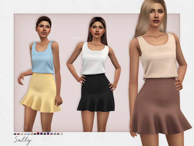 Sims 4 Sally Outfit by Sifix at TSR