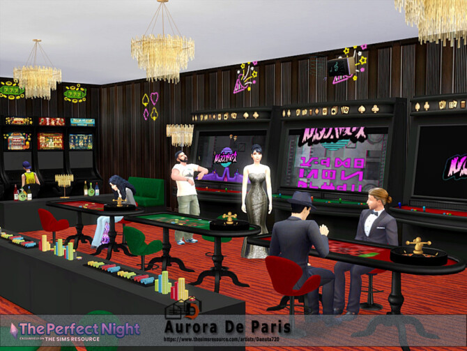 Sims 4 Aurora de Paris club by Danuta720 at TSR