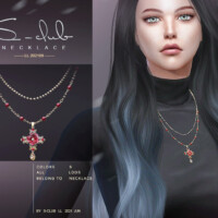 Flower Necklace 202109 By S-club Ll