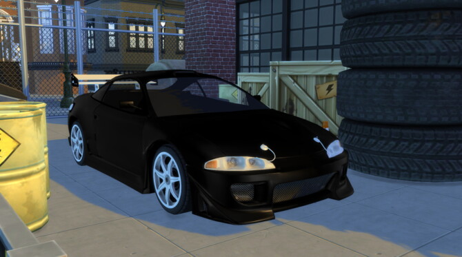 Sims 4 1999 Mitsubishi Eclipse at Modern Crafter CC