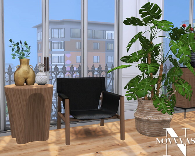 Sims 4 B&B ITALIA furniture set at Novvvas