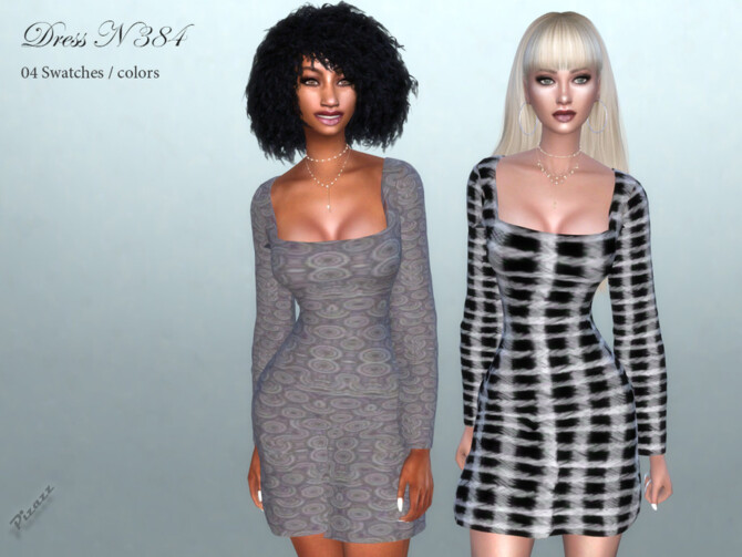 Sims 4 DRESS N 384 by pizazz at TSR