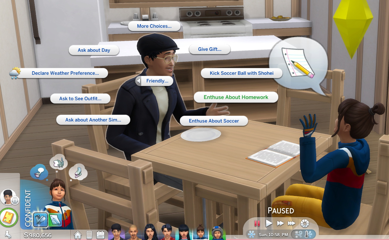 subject homework sims 4 mod