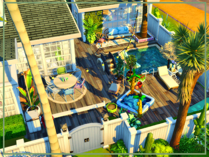 Sims 4 Springscape house by simmer adelaina at TSR