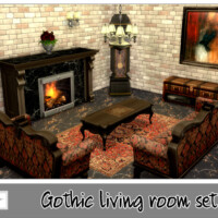Gothic Living Room Recolor By So87g
