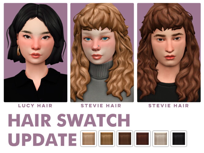 Hair Swatch Update