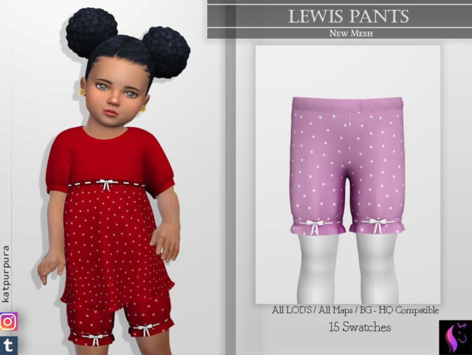 Sims 4 Lewis Pants by KaTPurpura at TSR