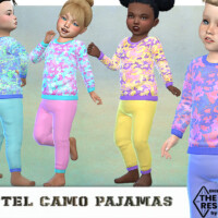 Pastel Camo Pajamas By Pelineldis