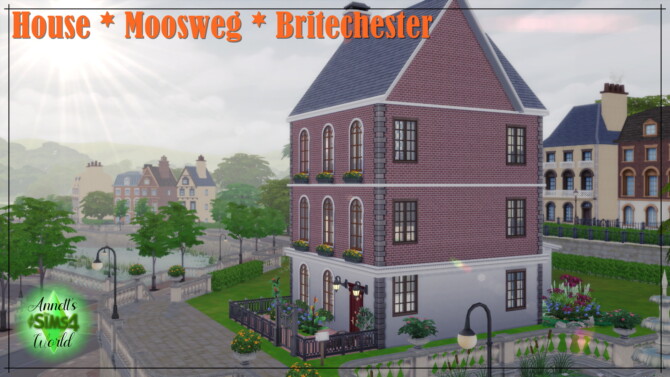 Sims 4 House Moosweg Britechester at Annett’s Sims 4 Welt