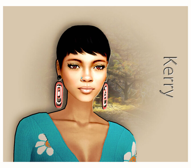 Sims 4 Kerry Leroy by Mich Utopia at Sims 4 Passions
