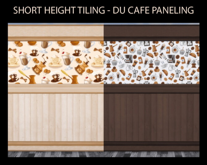 Sims 4 Du Cafe Series Style Decor by Simmiller at Mod The Sims 4