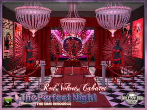 The Perfect Night Red velvet by jomsims at TSR