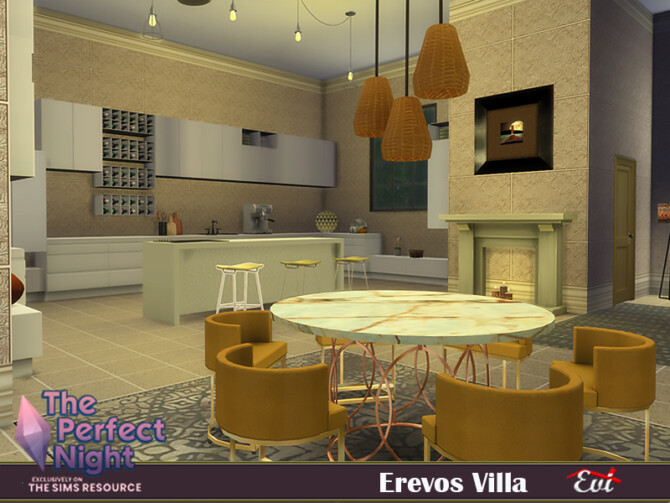 Sims 4 The Perfect Night Erevos Villa by evi at TSR