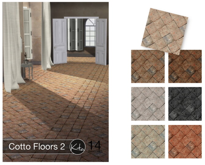 Sims 4 Cotto Floors 2 at Ktasims