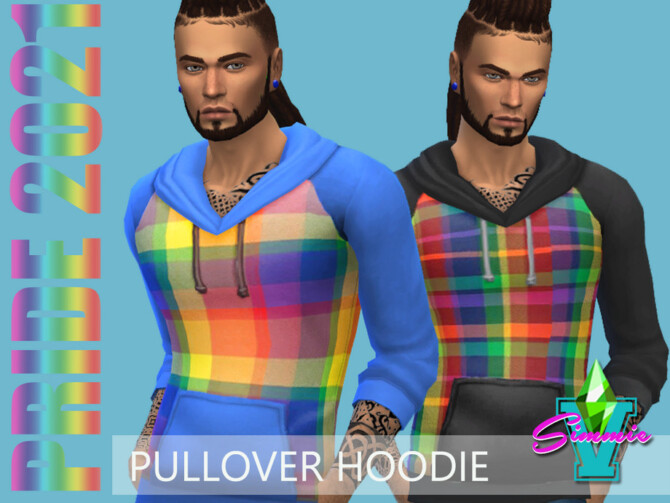Sims 4 Pride21 Pullover Hoodie by SimmieV at TSR