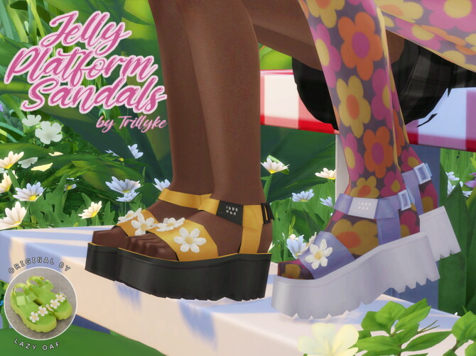 Sims 4 Jelly Platform Sandals at Trillyke
