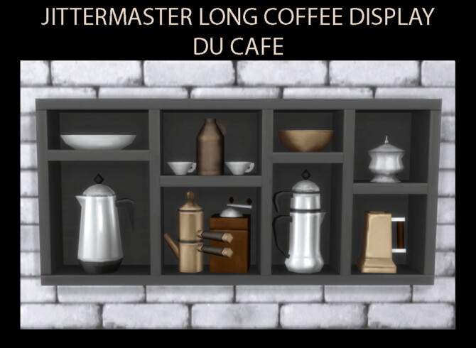 Sims 4 Du Cafe Series Style Decor by Simmiller at Mod The Sims 4