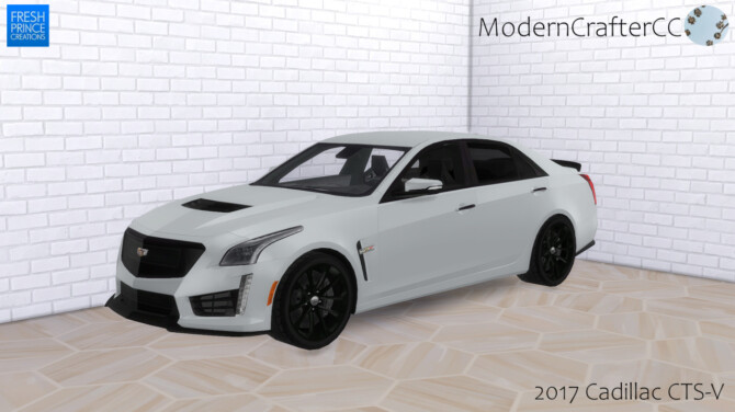 Sims 4 2017 Cadillac CTS V at Modern Crafter CC