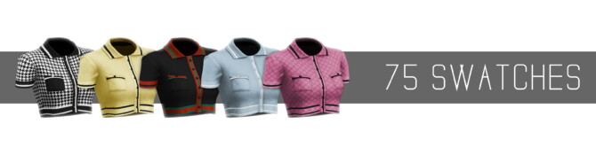 Sims 4 LYDIA short sleeve knitted cardigan top at Simpliciaty