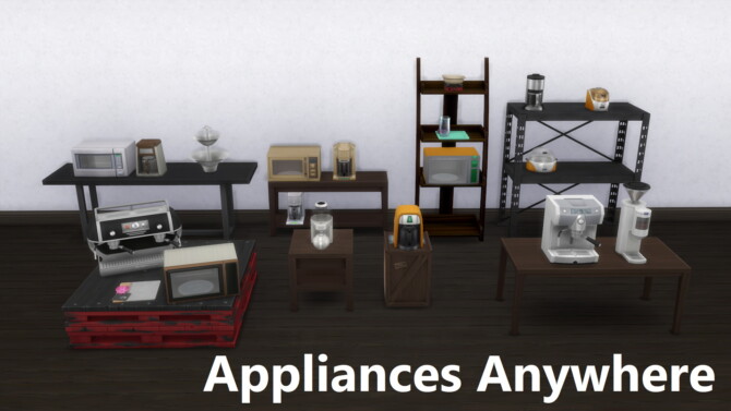Sims 4 Clutter Anywhere Part One   Appliances at Mod The Sims 4