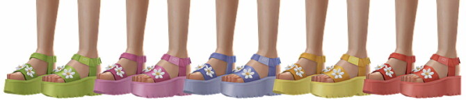 Sims 4 Jelly Platform Sandals at Trillyke