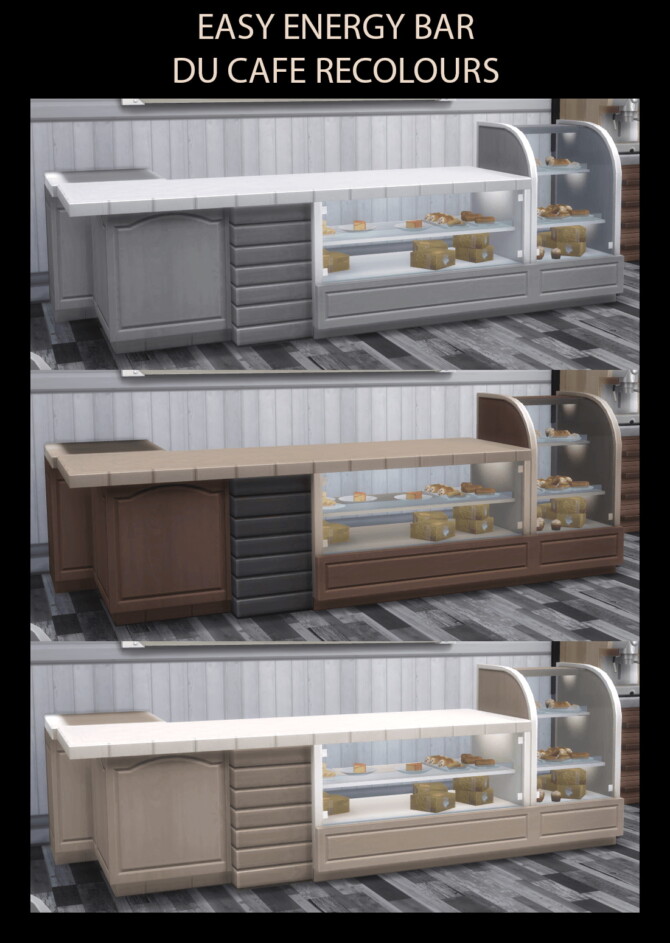 Sims 4 Du Cafe Series Style Decor by Simmiller at Mod The Sims 4