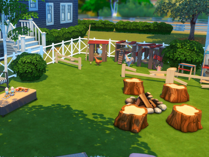 Sims 4 Backyard Chill by xogerardine at TSR