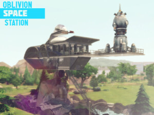 Oblivion Space Station By Genkaiharetsu