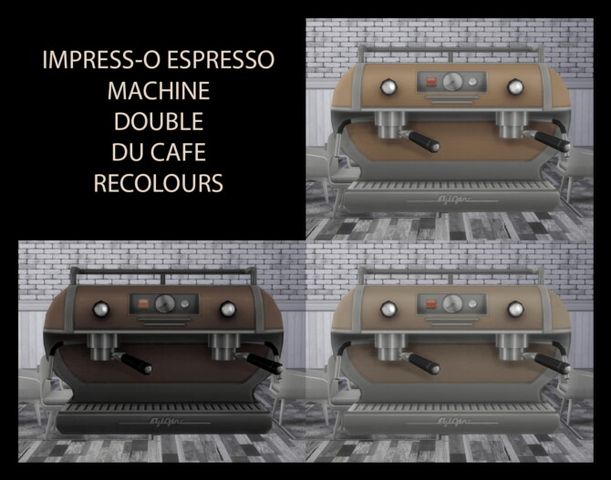 Sims 4 Du Cafe Series Style Decor by Simmiller at Mod The Sims 4