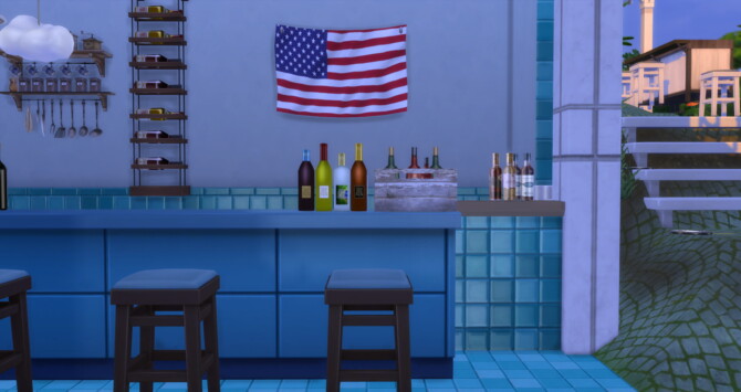 Sims 4 Sim American Flag by lowflyer at Mod The Sims 4