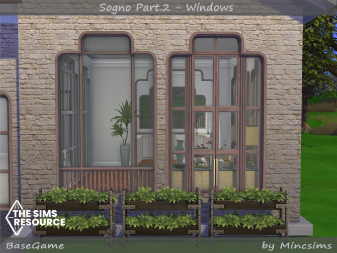 Sims 4 Sogno Part.2 Windows by Mincsims at TSR
